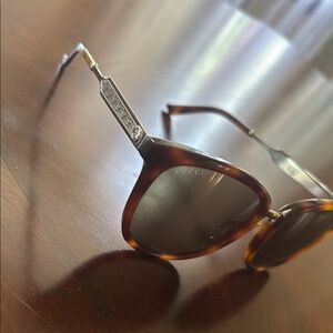 Gucci Brown Tortoiseshell Sunglasses